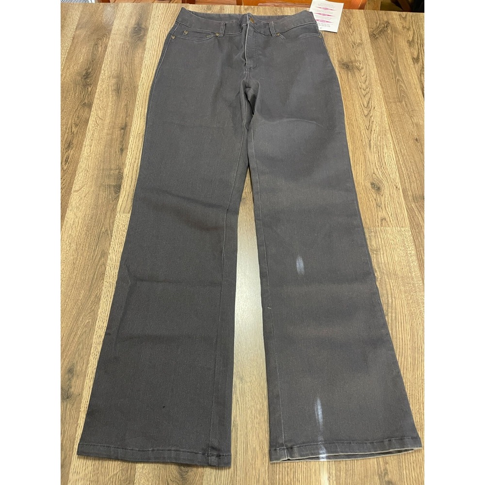 Women with Control Jeans, Women's Size 10, Gray, Stretch Denim for Sleeker Look